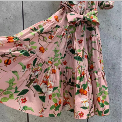 Rosa Vintage Hochzeitskleid