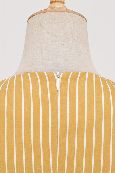 Vintage gestreiftes Kleid