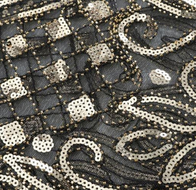 Goldener Gatsby-Schal