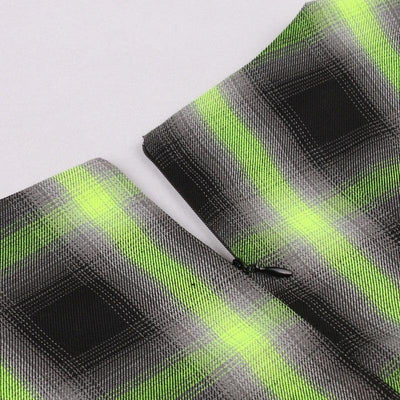 Ärmelloses Vintage-Karokleid