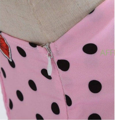 Vintage Polka Dot Kleid