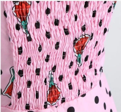 Vintage Polka Dot Kleid