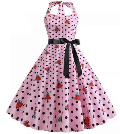 Vintage Polka Dot Kleid
