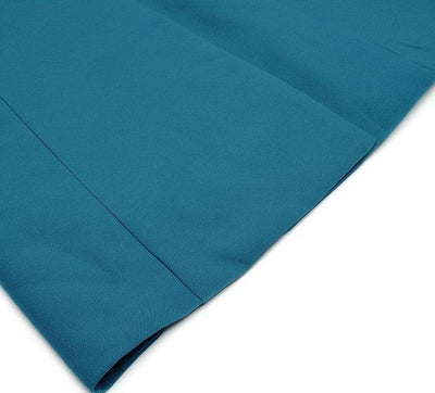 Winter 40er Jahre Kleid Blau