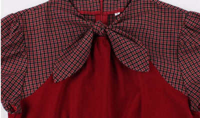 Schickes 50er Jahre Kleid Rot