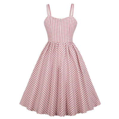 50er Jahre Gingham-Kleid