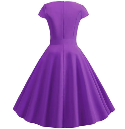Lila Vintage 60er Jahre Kleid