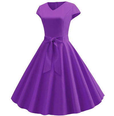 Lila Vintage 60er Jahre Kleid