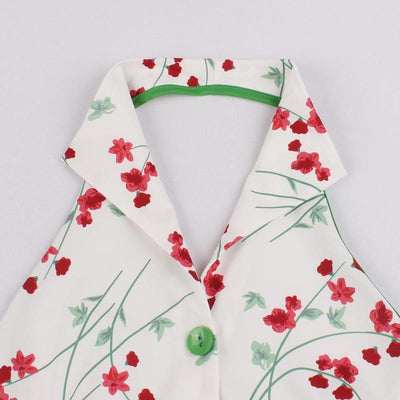 Rückenfreies Kleid im Stil der 50er Jahre