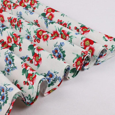 50er Jahre Blumenkleid