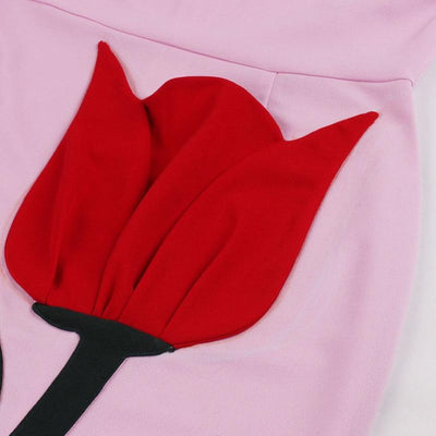 50er Jahre figurbetontes Kleid