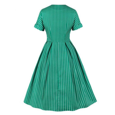 Vintage 50er Jahre Kleid Grün