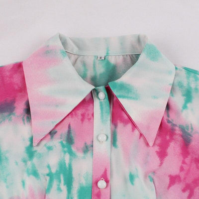 60er Jahre Vintage Färbekleid