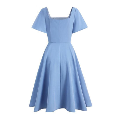 50er Jahre Pastellblaues Kleid