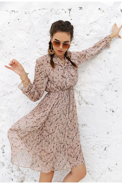 Florales Vintage-Zeremonienkleid