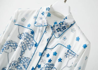 40er 50er Kleid Blau