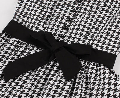 Vintage offenes Kleid weiß