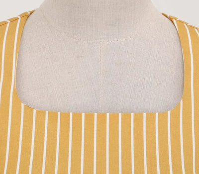 Retro 50er Jahre Kleid Gelb