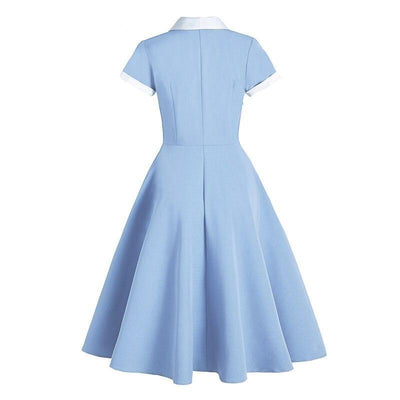 Audrey Hepburn 50er Retro-Kleid
