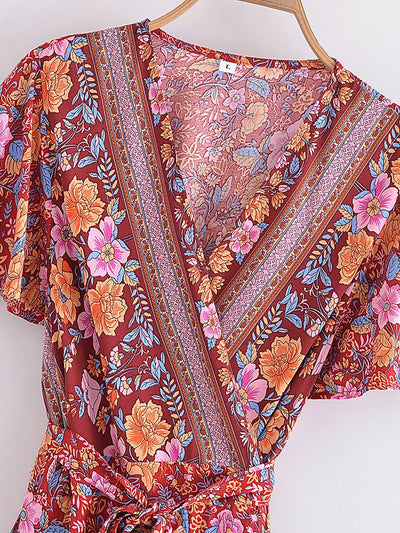 Frühlingskleid der 70er Jahre