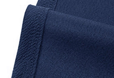 Marineblaues Vintage-Kleid im 50er-Jahre-Stil