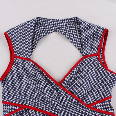 Vintage Schürzenkleid Blau