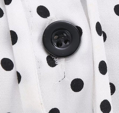 Vintage 60er Jahre Schwarz-Weißes Kleid