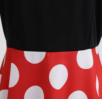 Rotes englisches Vintage-Kleid