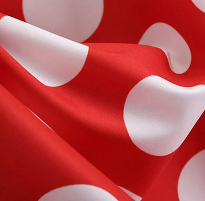 Rotes englisches Vintage-Kleid