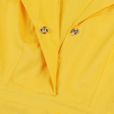 Gelbes 50er Jahre Vintage Kleid