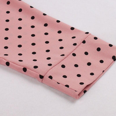 Vintage-Kleid aus den 1950er Jahren mit langen Ärmeln