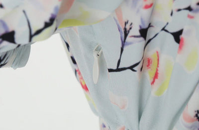 Vintage 60er Jahre Kleid blaue Blume