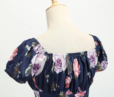 Vintage 60er Jahre Kleid Rosen