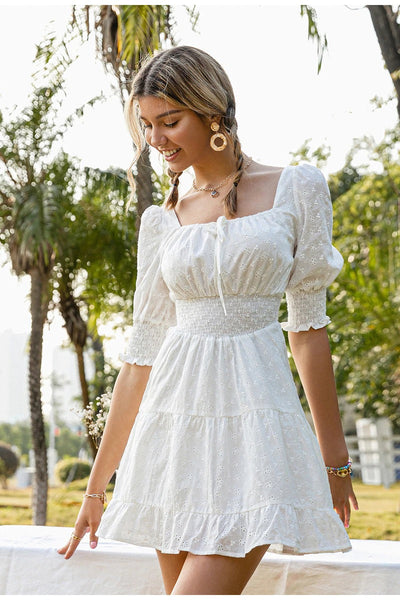 Broderie Anglaise Vintage Kleid