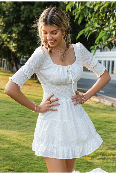 Broderie Anglaise Vintage Kleid