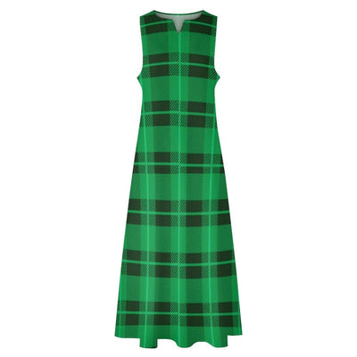 Grünes 70er-Jahre-Vintage-Kleid