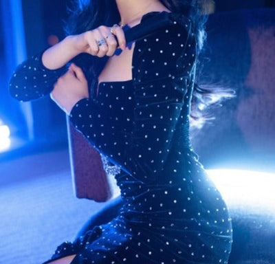 Glamouröses 40er-Jahre-Vintage-Kleid