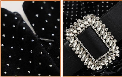 Glamouröses 40er-Jahre-Vintage-Kleid