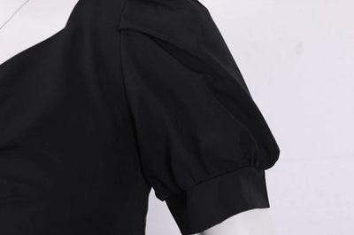 Schwarzes 50er Jahre Vintage Kleid