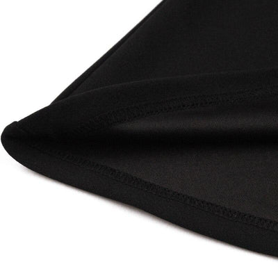 Schwarzes Herbst-Vintage-Kleid