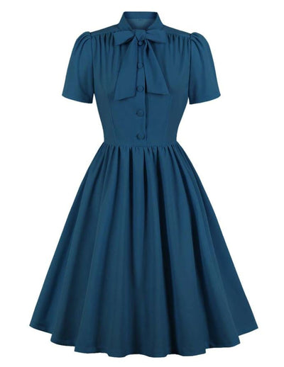 BCBG Blaues Vintage Kleid