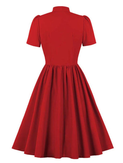 BCBG Rotes Vintage Kleid