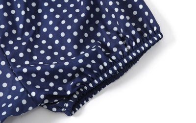 50er Jahre Kleid Königsblau