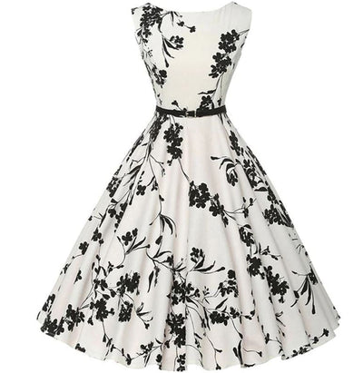 Weißes Vintage-Kleid