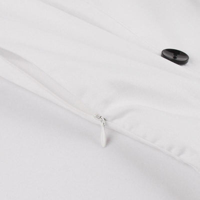 Vintage weißes Rockabilly-Kleid