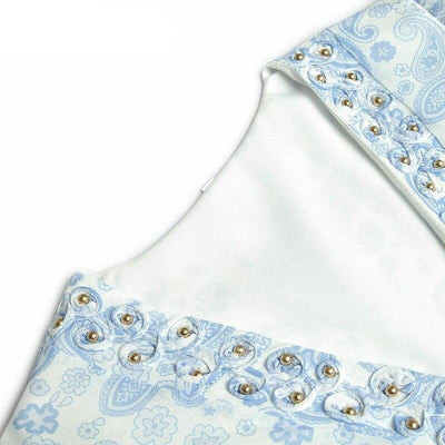 Vintage blaues Kleid