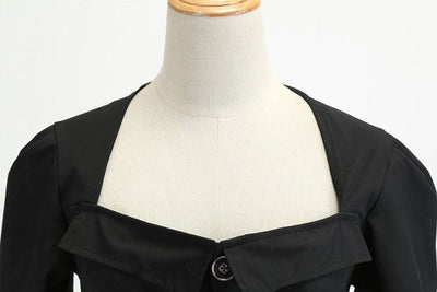 Vintage Boogie Woogie Kleid Schwarz