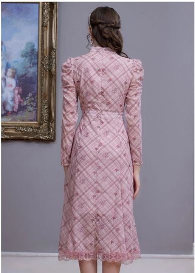 Kanada Lavendel Vintage Kleid