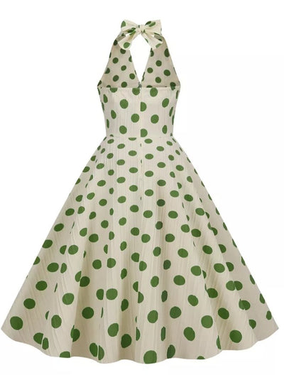 Vintage schickes Retro-Polka-Dot-Kleid