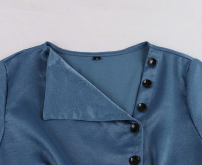 Vintage-Kleid mit U-Boot-Ausschnitt